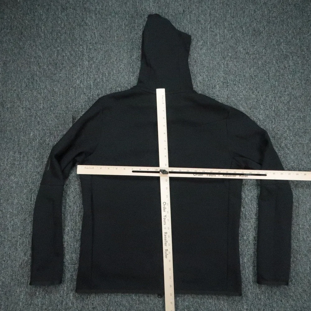 Nike Hoodie Mens Medium Black Tech Fleece Windrunner Full Zip Hooded Athletic
